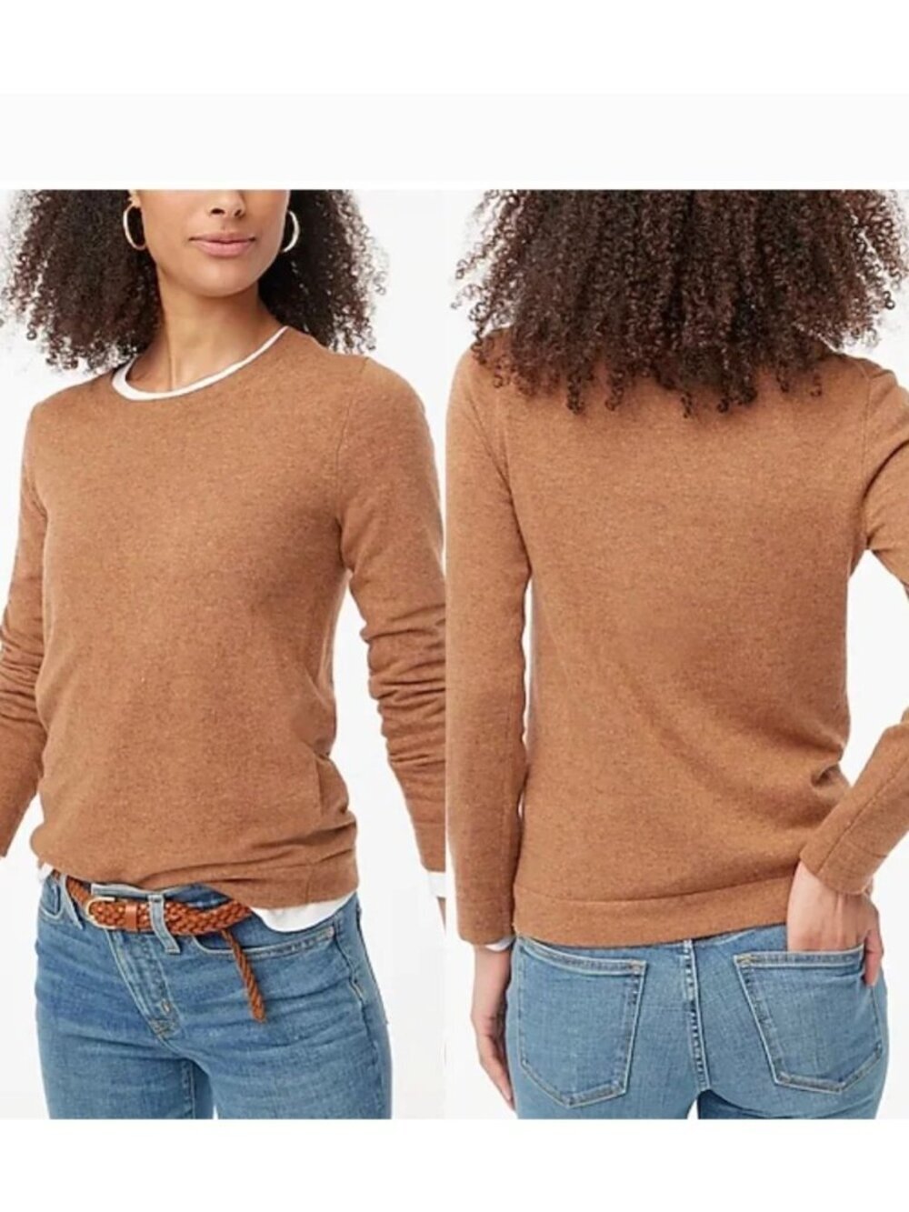 J.crew teddy crewneck sweater